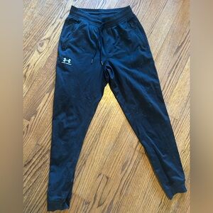 Under Armour Black Performance Mid-Rise Sweatpants